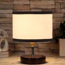 Wooden Base Lighting Table Lamp with Shade-image-52