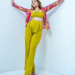 Women Floral Print 3-Piece Co-ord Set-image-19