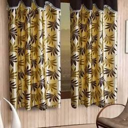 Pack of 2 Printed Window Curtains-27