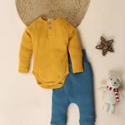 Round-Neck Bodysuit & Pyjamas Set-image-49