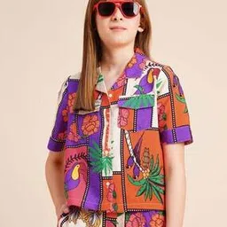 vero moda Girl Regular Fit Lapel-Collar Shirt-picture-2
