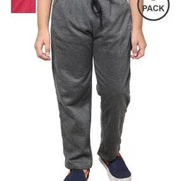 indiweaves Boys Pack of 2 Straight Fit Track Pants-picture-44