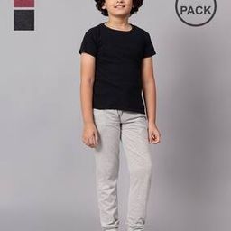 Boys Pack of 3 Mid-Rise Joggers-image-87