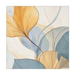 Leaf Print Canvas Wall Painting-image-2