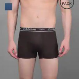 Pack of 2 Men Regular Trunks with Elasticated Waist-picture-0