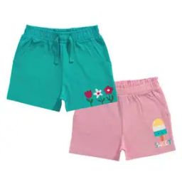Pack of 2 Girls Regular Fit Shorts-picture-33