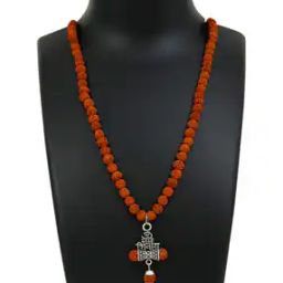 Silver-Plated Rudraksh Pendant-image-77