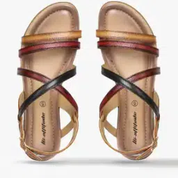 Slingback Sandals with Contrast Straps-image-13