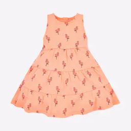 Printed Fit & Flare Dress-image-32