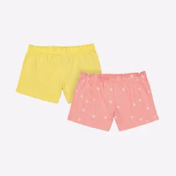 Pack of 2 Heart Print Shorts-image-61