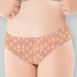 Pack of 9 Bikini Panties with Elasticated Waistband - Assorted-image-35