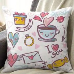 Valentine Gifts Square Cushions Cover-35