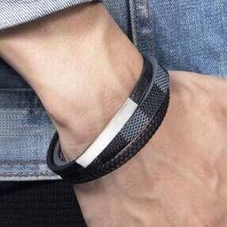 Men Leather Bracelet-image-56