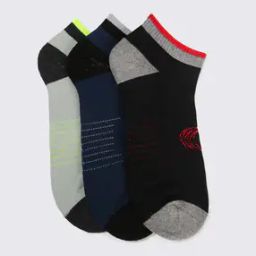 Men Pack of 3 Colourblock Ankle-Length Socks-23