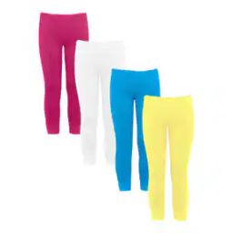 Pack of 4 Mid-Rise Leggings-image-34