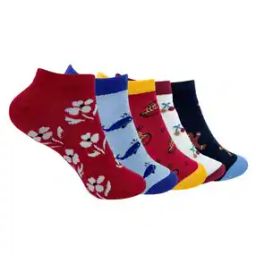 Set of 5 Pair of Ankle-Length Socks-image-85