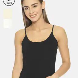Pack of 3 Camisoles with Adjustable Shoulder Strap-image-22