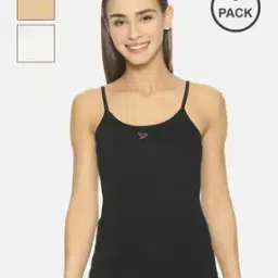 Pack of 3 Camisoles with Adjustable Strap-picture-29