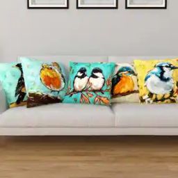 Set of 5 Printed Corsica Pillow Covers-6