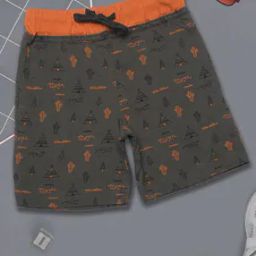Boys Graphic Print Regular Fit Bermudas-29