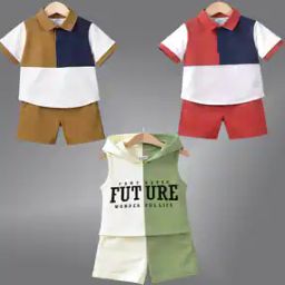 Boys Shorts And T-shirt Set-image-39