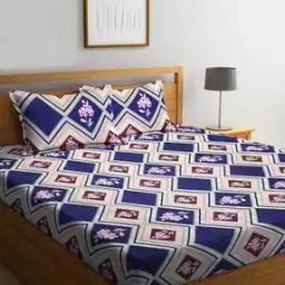 Pack of 2 Printed 210 TC King Size Bedsheets with Pillow Covers-image-23