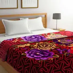 klotthe Floral Mild Winter 600 GSM Double Bed Blanket-picture-20
