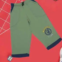 Boys Regular Fit Cotton 3/4th Shorts-46
