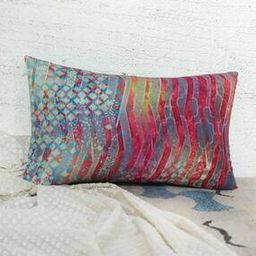 Geometric Print Pillow Cover 22" x 12"-image-56