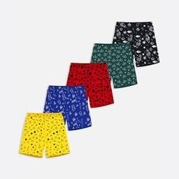 Pack of 5 Typographic Shorts-image-84