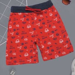Printed Regular Fit Shorts-5