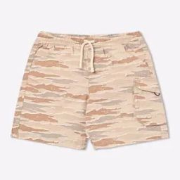 Camouflage Pure Cotton Cargo Shorts-image-89