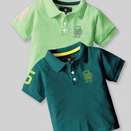 codez Boys Pack of 2 Typographic Print Polo T-Shirts-picture-20