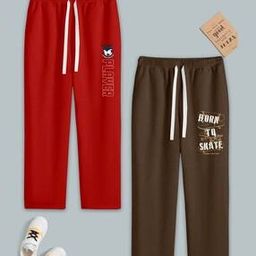 Boys Mid Rise Track Pants-image-72