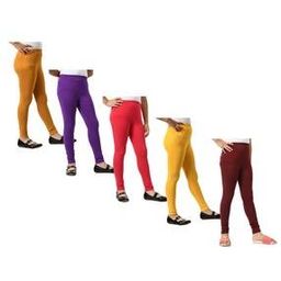 Pack of 5 Leggings with Elasticated Waistband-image-5