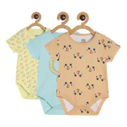 Pack of 3 Printed Bodysuits-51