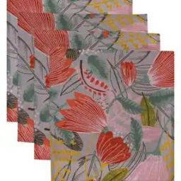 Set of 4 Printed Table Napkins-image-7