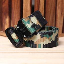 Camouflage Print Wide Belt-image-29