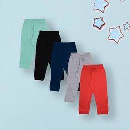 Pack of 5 Unisex Cotton Jogger Pants-image-48