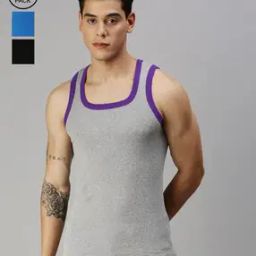 Men Pack of 3 Sleeveless Vest-image-70