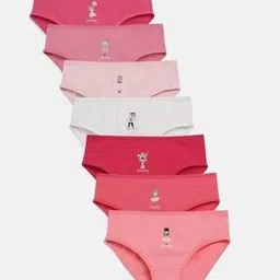 charm n cherish Girls Pack of 7 Graphic Print Briefs-picture-6