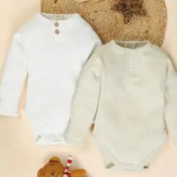 Pack of 2 Round-Neck Bodysuits-picture-39