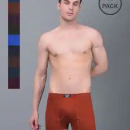 Men Pack of 10 Cotton Trunks-image-48