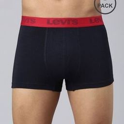 Pack Of 2 Men Regular Fit Trunks with Elasticated Waist-5
