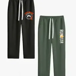 Boy Pack of 2 Graphic Print Track Pants-picture-21