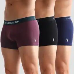 Men Cotton Trunks Pack of 3  -picture-49
