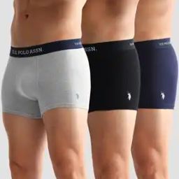 Men Cotton Trunks Pack of 3   -image-36