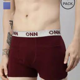 Men Pack of 3 Trunks with Elasticated Waistband-picture-7