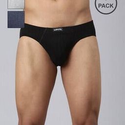Pack of 3 Men Briefs with Logo Waistband-picture-7