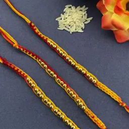 Set of 3 Beaded Rakhis with Tie-Up-image-21